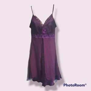 PURPLE CAMISOLE VALENTINES DAY LINGERIE